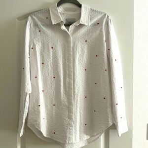 Rails Heart Button Down Shirt